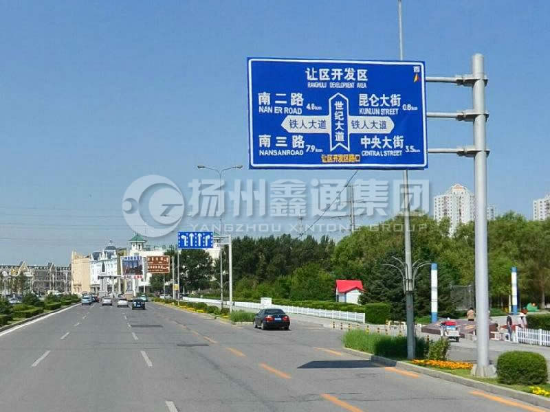 BZG-004，交通標(biāo)志桿，鍍鋅交通標(biāo)志桿