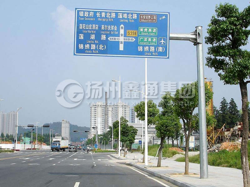 BZG-008，交通標(biāo)志桿，八棱交通標(biāo)志桿