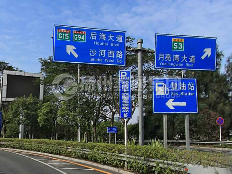 BZG-009，交通標(biāo)志桿，T型交通標(biāo)志桿