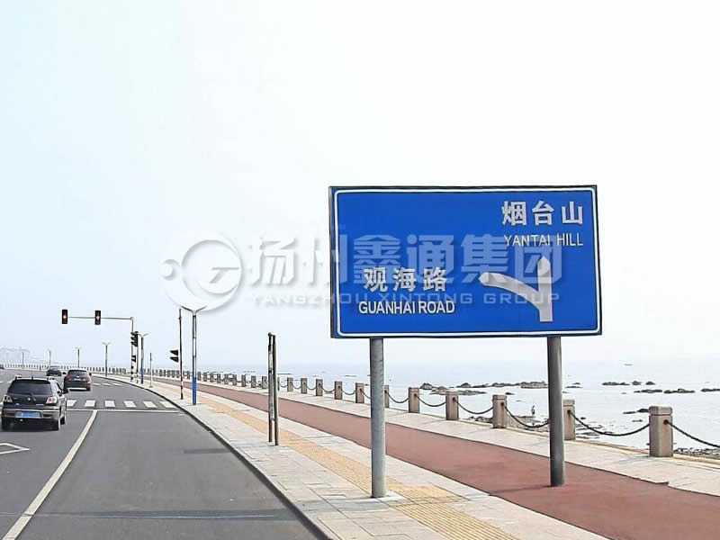 BZG-015，交通標(biāo)志桿，雙柱標(biāo)志桿